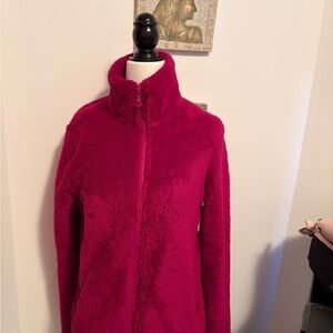 Uniqlo Women's Teddy Jacket - Vibrant Pink